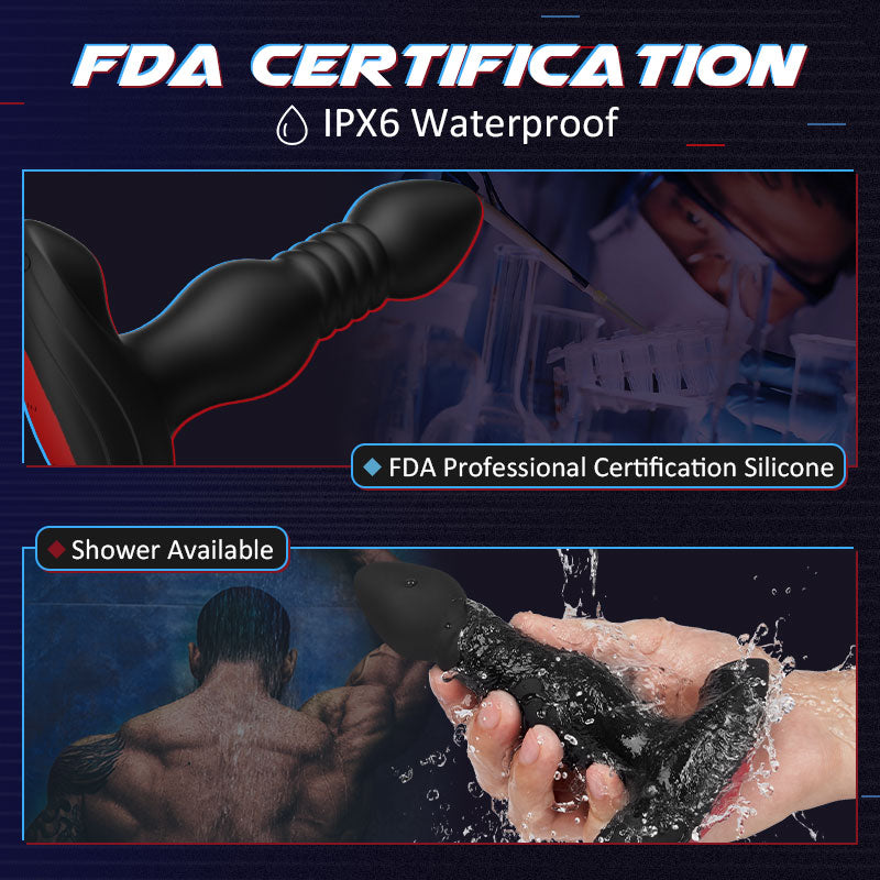 Blisssensationn - 10 Vibrating Butt Plug With Remote Control