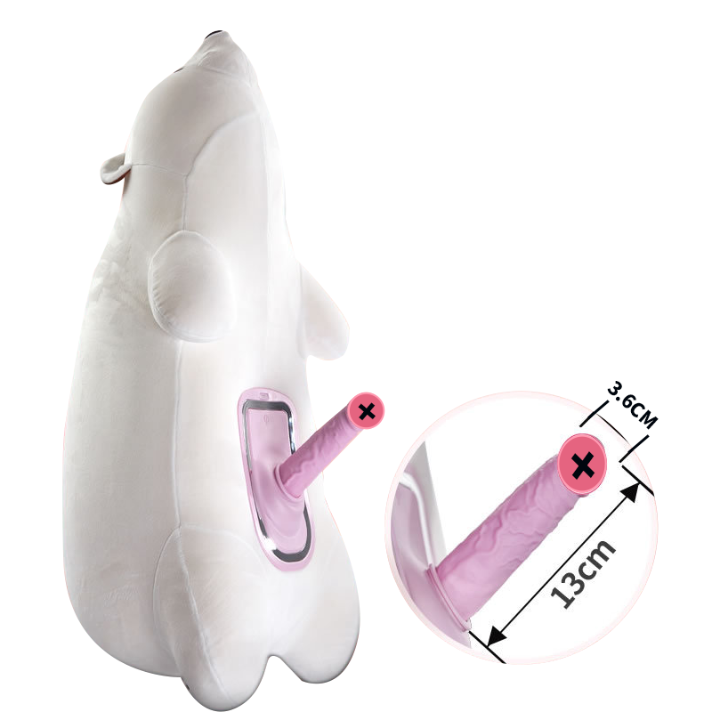 Blisssensationn - Discreet Polar Bear Pillow Remote Control Sex Machine